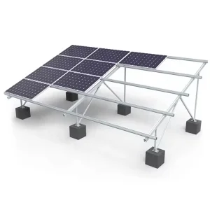 Solar PV Ground Mount Pole Mounting Stand Structure Ground