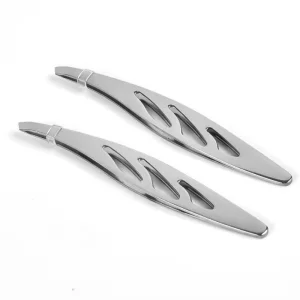 Stainless Steel Slanted Eyebrow Beard Trimming Splinter Hair Removal Home Grooming Tweezers