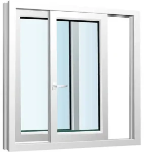 UPVC Hurricane Impact Double Glazed Sliding windows PVC Sliding Window
