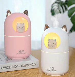 Air Humidifier Aroma Oil Diffuser Cool Mist Sprayer Cat Pet Calming Diffuser