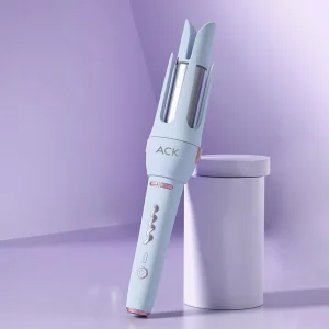 High-Density Negative Ion Smart Curler with Intelligent Auto Shutoff Adjustable Heat Protection System Electric Power Source