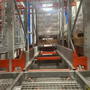 High Speed Automated 4 Way Pallet Shuttle Rack for Smart Supply Chain Warehouse Storage