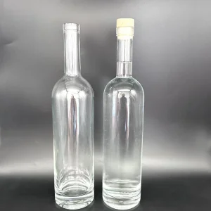 High Quality Thick Base 750ml Vodka Tequila Glass Bottle