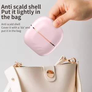 Cordless Mini Hair Straightener Brush
