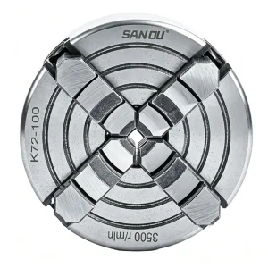 Durable 4 Jaw Independent Lathe Chuck 100mm K72-100 for Industrial Lathe Machining
