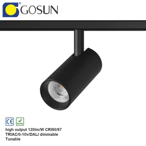 GOSUN Anti Glare 48V Magnetic Track Light System Rail Zoomable 6W