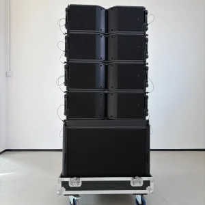 Domc Ka208 8 Inch Passive Line Array Speaker Professional PA Sound System for Church Concert Conference Theater Auditorium