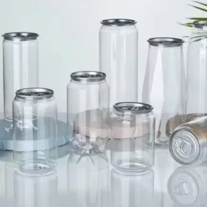 PET plastic cans