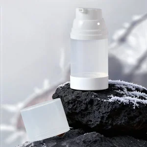 Portable Plastic Cosmetic Airless Serum Big Capacity Travel Distribution Bottle Vacuum Cream Lotion Pump Bottle by Kinpack