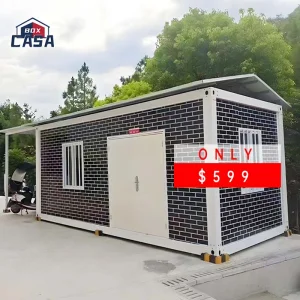 CE Certified Quick Assembly Steel Structure Prefab House Modern Vacation Guesthouse Flat Pack Modular Home