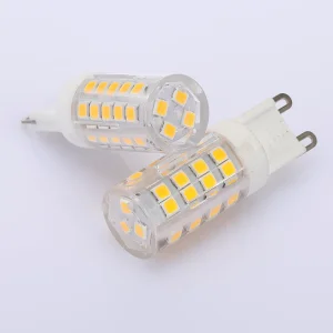 Ceramic Body LED Corn Lamp 2700K 3000K Warm White G9 LED Bulb