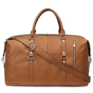 China Genuine Leather Women Travel Duffle Bag Weekender Bag Suppliers, Supplier