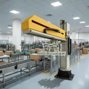 Industrial Column Type Cobot Picking Manipulator Gripper Carton Box Robot Arm Pallet Machine PLC Motor CE Certified High Load