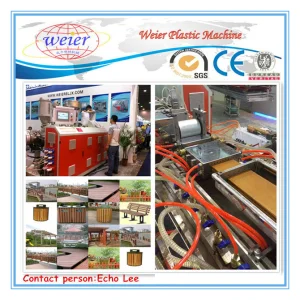 Wood Plastic Composite WPC PE Decking Co-Extrusion Machine