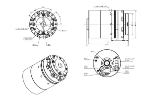 Precision Micro Actuator Motor for Humanoid Robot Movement