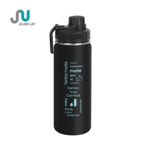 Stainless Steel Vacuum Flask 550/650/750ml Wide Mouth with Handle Portable