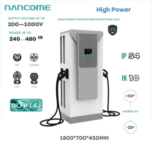 Nancome Heavy-Duty High Power Charging Station for Construction EV Charging with 320kw