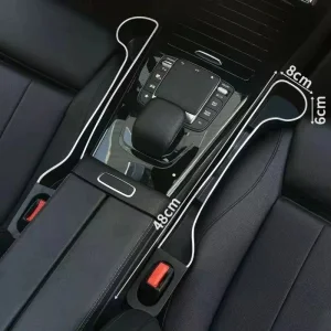 Universal 2pcs Popular Style Portable Car Seat Side Gap Filler Plug Multifunctional Storage Slot Accessory Kits Interior Kits