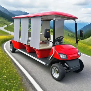 Electric 4-Wheel Neighborhood Vehicle for Urban Travel