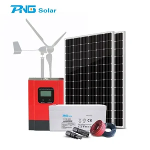 Solar Wind Hybrid 3kw Solar PV Panel Power Renewable Energy System with Battery Backup Storage