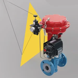 Pneumatic Fluorine-Lined Ball Valve, Acid-Resistant and Corrosion-Resistant Chemical Pneumatic Shut-off Control Valve