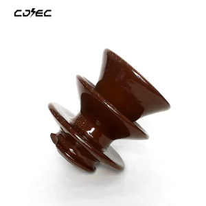 Aislante de porcelana cerámica marrón 20kv