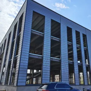 Multi-Story Steel Frame Apartment, Prefabricated Steel Structure Building for Commercial Use