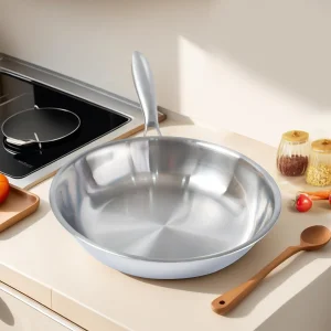 26cm Stainless Steel Frying Pan