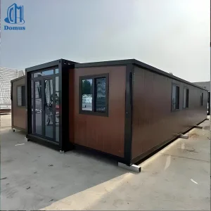 Casa Contêiner Expandável Ecológica Sustentável Material Sustentável Isolada Acusticamente Casa Prefabricada Casa de Aluguel para Férias