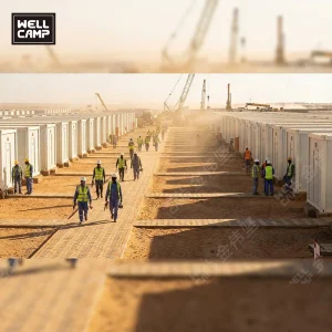 High-Quality Customizable Prefab Detachable Container Houses for Camps &amp; Projects