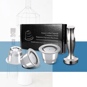 Stainless Steel Refillable Coffee Pods Kit
