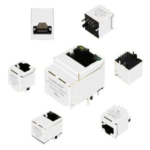Cat5 Cat5e 8 Pin Led Connector RJ45 Magjack