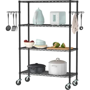 Industrial-Grade Wire Shelving Units with 250kg Weight Capacity for Bulk Storage