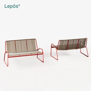 Modern 2-Seater Outdoor Loveseat