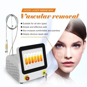 30W 60W 980nm Diode Laser Machine Vascular Removal