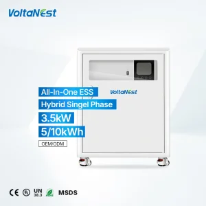 VoltaNest Mobile 51.2V 100ah 3.5kW 5.6kW 10kWh 15kWh 20kWh Solar Energy Storage System All in One Residential ESS Home Battery