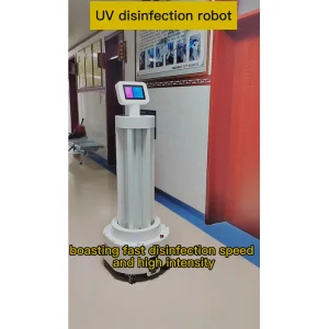 High-Tech UV Sterilization Robot: Ai-Controlled, Autonomous Movement, Fully Automatic Disinfection