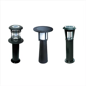 Modern 110V 220V IP65 Waterproof Pillar Bollard Lights Outdoor Garden LED Lawn Light for Landscape Pathway