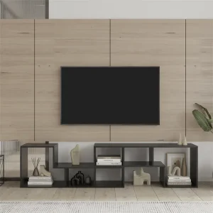 L-shaped TV stand