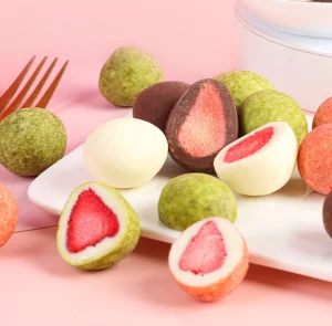 Milk strawberries
