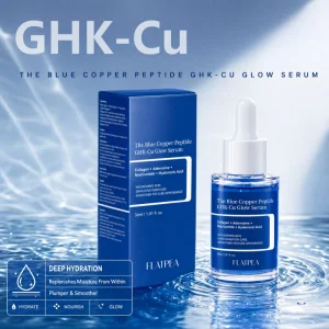 OEM ODM Private Label Blue Copper Peptide Multi Peptide Fine Line Smoothing Firming Hydrating Anti Wrinkle GHK-CU Face Serum