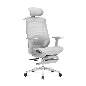 Modern Comfortable Ergonomic Office Chair Executive Grey Full Mesh Chair