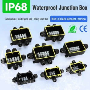 Outdoor Lighting Junction Box Waterproof IP68