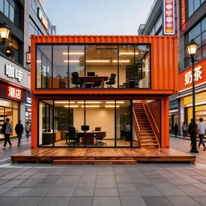 Casa Prefabricada Expandível e Dobrável, Prática e Portátil, para Áreas Turísticas e Vilas Remotas