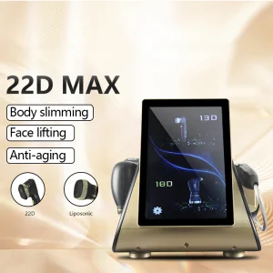 Newest 22D Focused Ultrasound Face Lifting Anti-Aging Fat Reduction Body Shaping 22D Max Hifu Machine