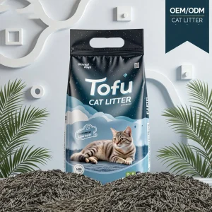 Areia para Gato de Carvão de Bambu OEM/ODM