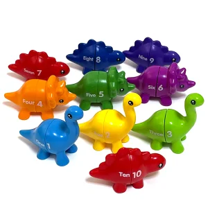 Montessori Dinosaur Number Learning Toy Kids Early Educational Matching Toy Matching Games with Sorting Preschool Toys