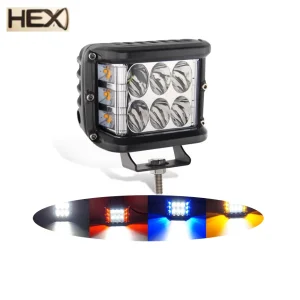 Aluminum 45w LED Work Light Strobe Warning Lamp