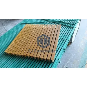 Heavy Duty GRP Pultruded Grating Maintenance Free Factory Production