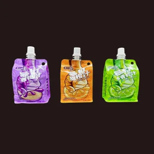 China Flat Bottom Pouch with Spout 168ml Liquid Packaging